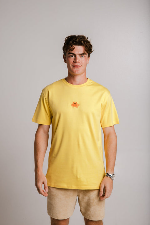 Sossu Crab Heavy T-shirt - Yellow