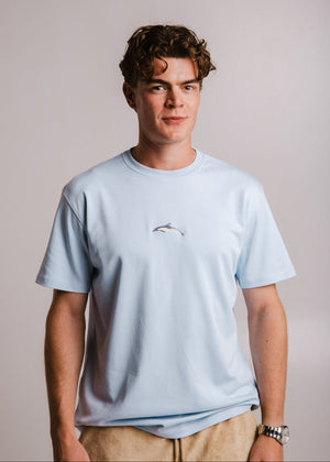 Sossu Dolphin Heavy T-shirt - Light Blue