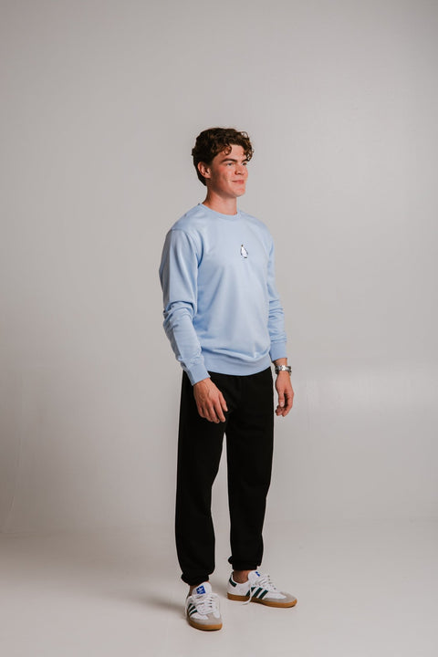 Sossu Emperor Penguin Soft Fliis Sweatshirt - helesinine