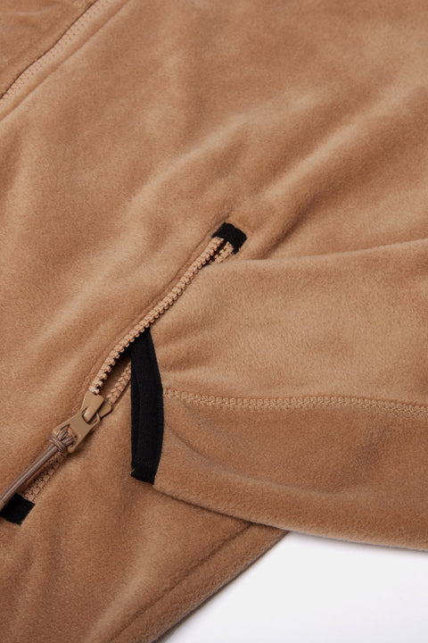 Sossu Grizzly Bear Full Zip Fleece - Beige