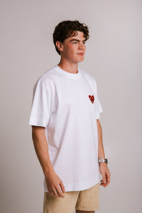 Sossu Heart T-shirt - White