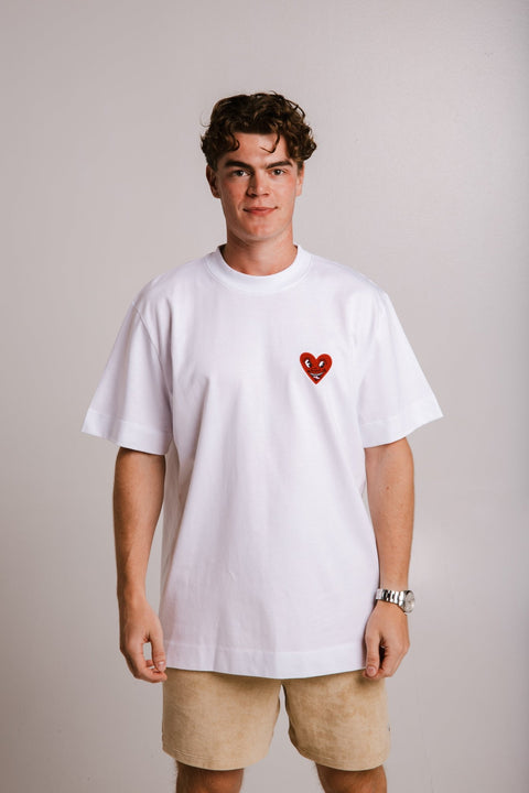 Sossu Heart T-shirt - White