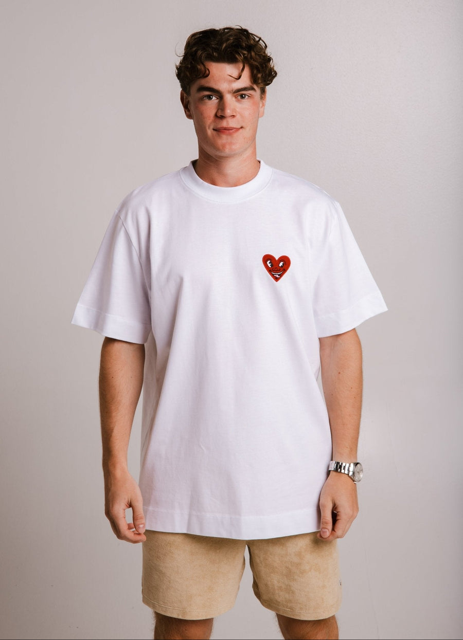 Sossu Heart T-shirt - White