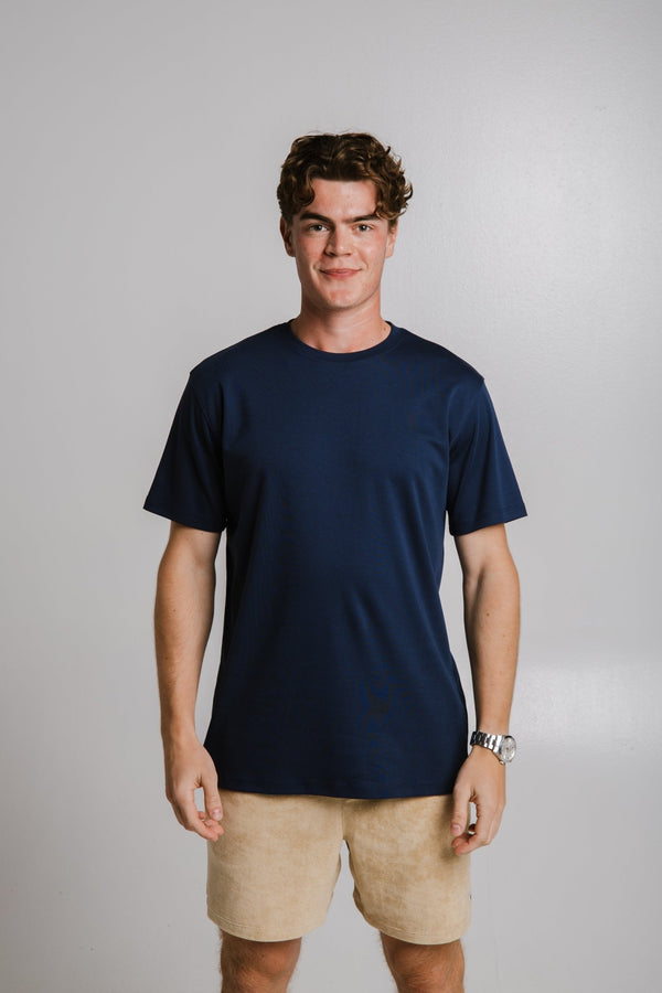 Pure Form Heavy T-shirt - Navy Blue