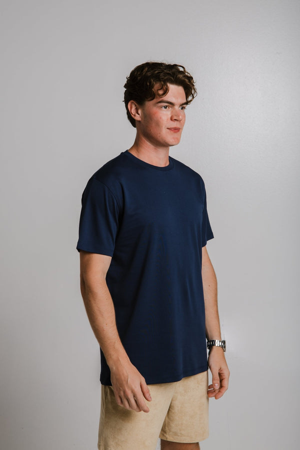 Pure Form Heavy T-shirt - Navy Blue
