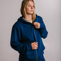 Sossu Koala Soft Fleece Full Zip Hoodie - Navy Blue