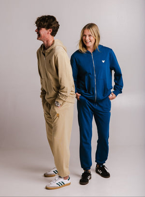 Sossu Lion Soft Fleece Sweatpants - Light Brown