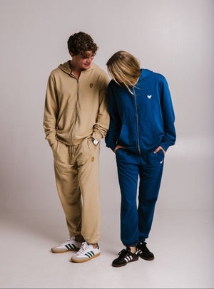 Sossu Lion Soft Fleece Sweatpants - Light Brown
