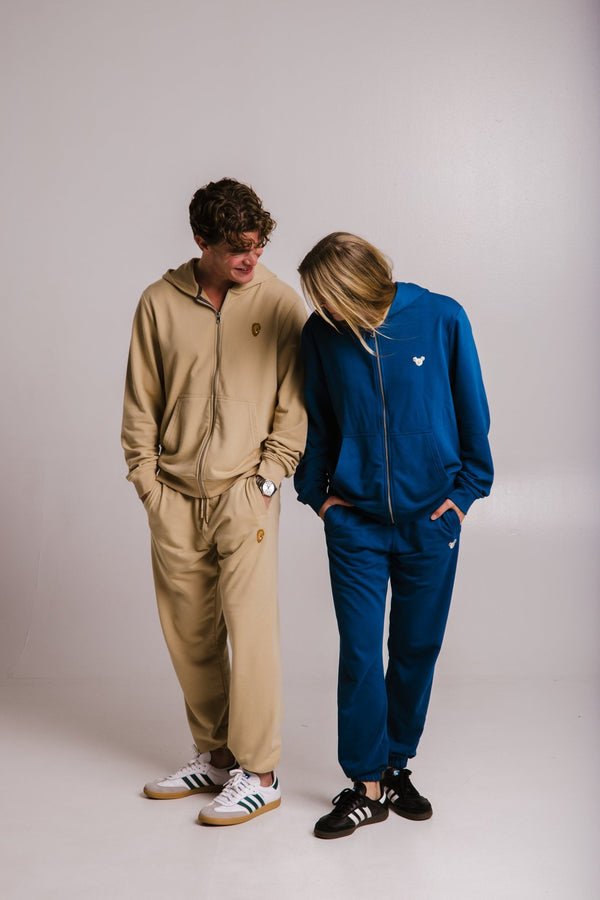 Lion Soft Fleece Men's Sweatpants - Light Brown