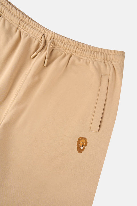 Sossu Lion Soft Fleece Sweatpants - Light Brown