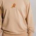 Sossu Lion Soft Fleece Sweatshirt - Light Brown