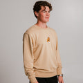 Sossu Lion Soft Fleece Sweatshirt - Light Brown