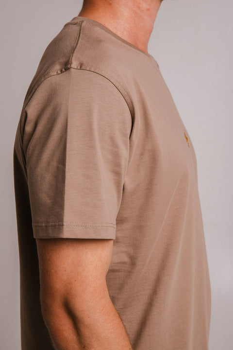 Sossu Lion T-shirt - Milky Brown