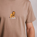 Sossu Lion T-shirt - Milky Brown