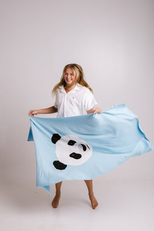 Sossu Panda Peshtemal - Light Blue