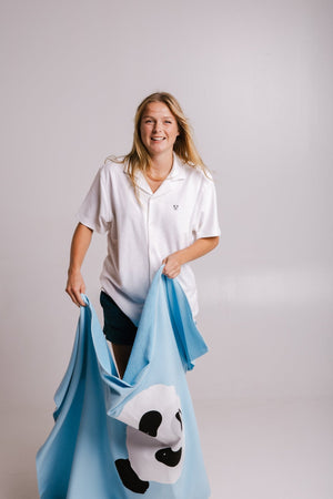 Sossu Panda Peshtemal - Light Blue