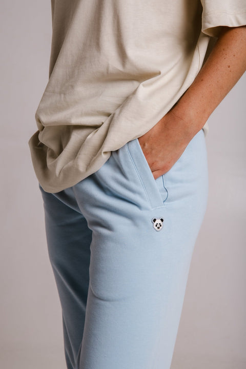 Sossu Panda Soft Fleece Sweatpants - Light Blue