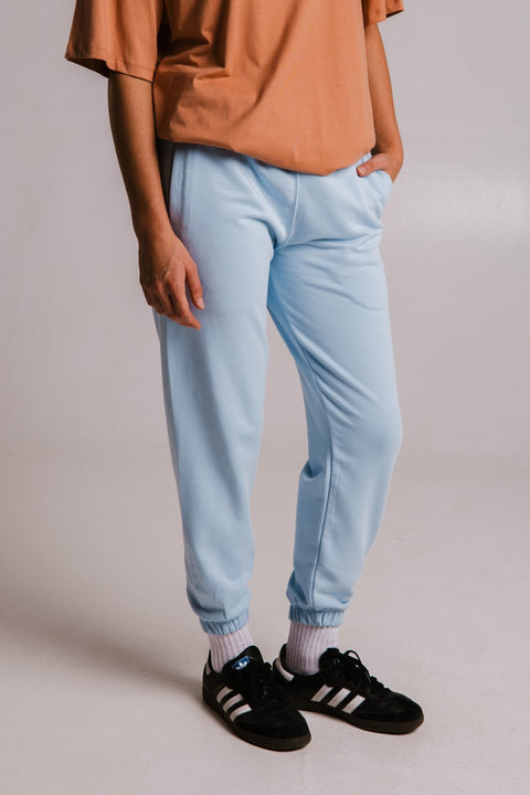 Sossu Panda Soft Fleece Sweatpants - Light Blue