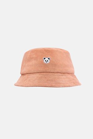 Sossu Panda Terry Bucket Hat - Light Brown