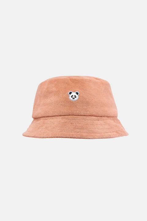 Sossu Panda Terry Bucket Hat - Light Brown