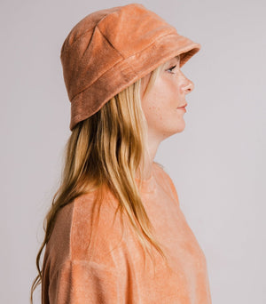 Sossu Panda Terry Bucket Hat - Light Brown