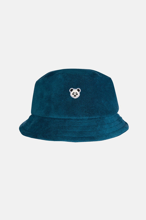 Sossu Panda Terry Bucket Hat - Navy Blue