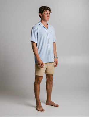 Sossu Panda Terry Shirt - Light Blue