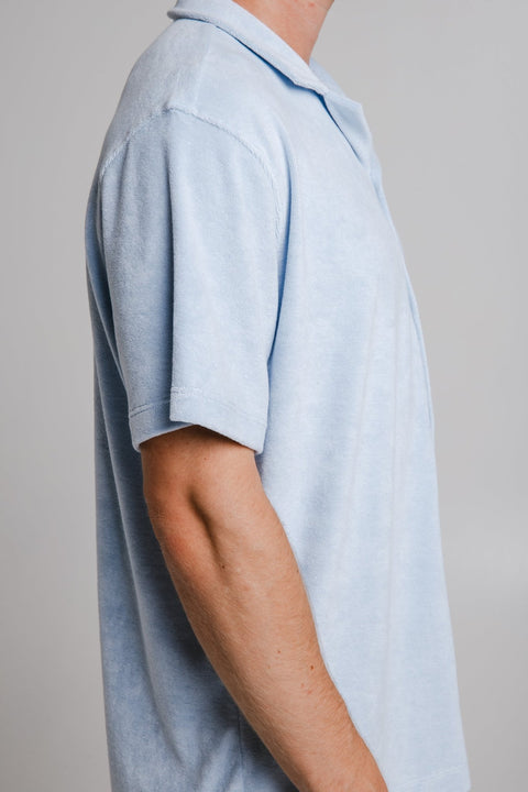 Sossu Panda Terry Shirt - Light Blue