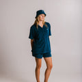 Sossu Panda Terry Shirt - Navy Blue