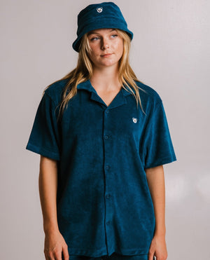 Sossu Panda Terry Shirt - Navy Blue