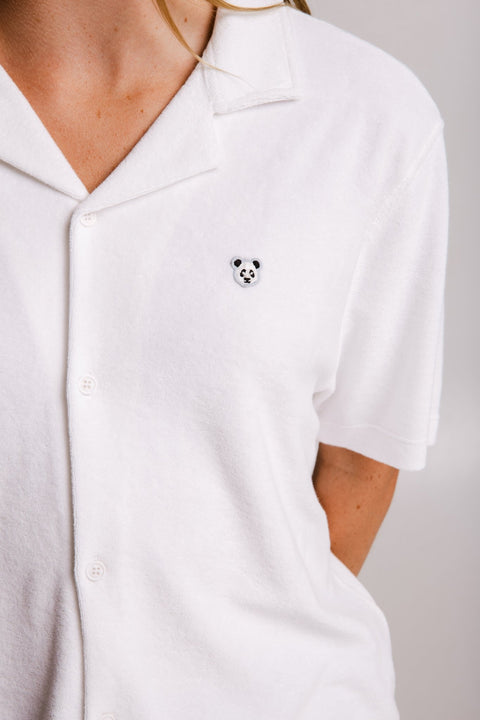 Sossu Panda Terry Shirt - White