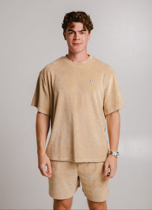 Sossu Panda Terry T-shirt - Light Brown