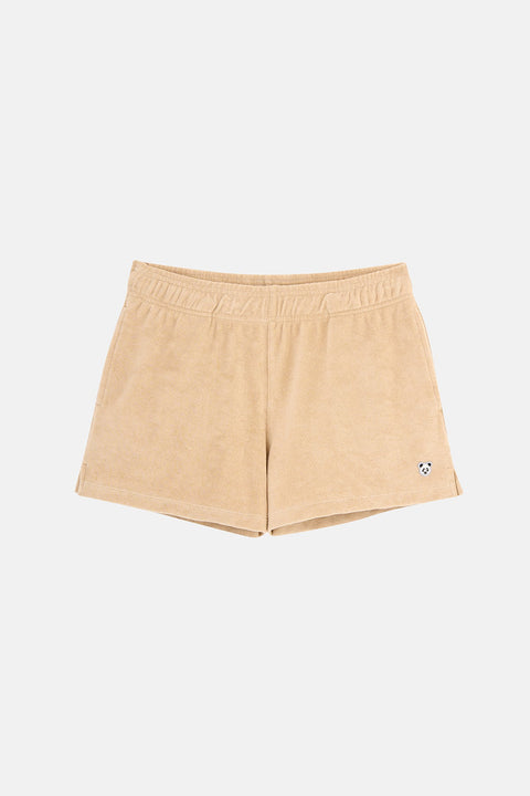 Sossu Panda Terry Women Short - Light Brown