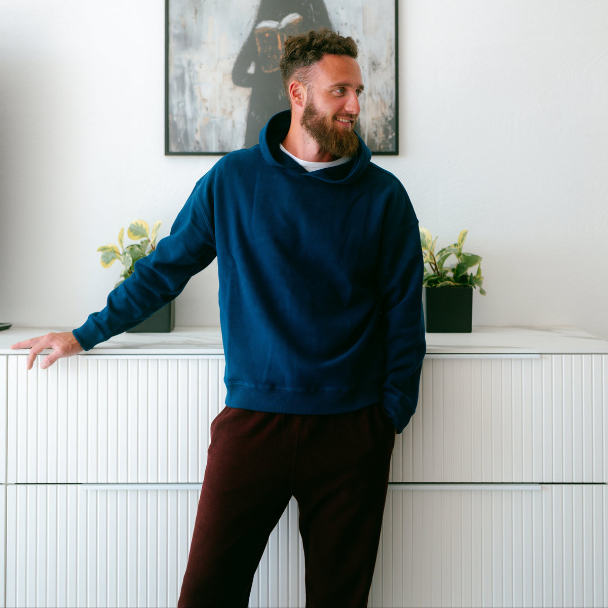 Sossu Pure Form Hoodie - Navy Blue