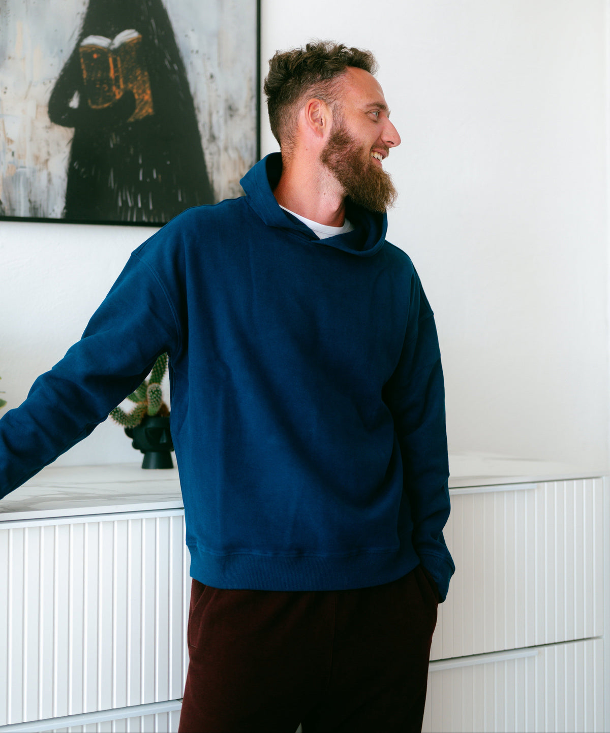 Sossu Pure Form Hoodie - Navy Blue