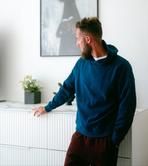 Sossu Pure Form Hoodie - Navy Blue