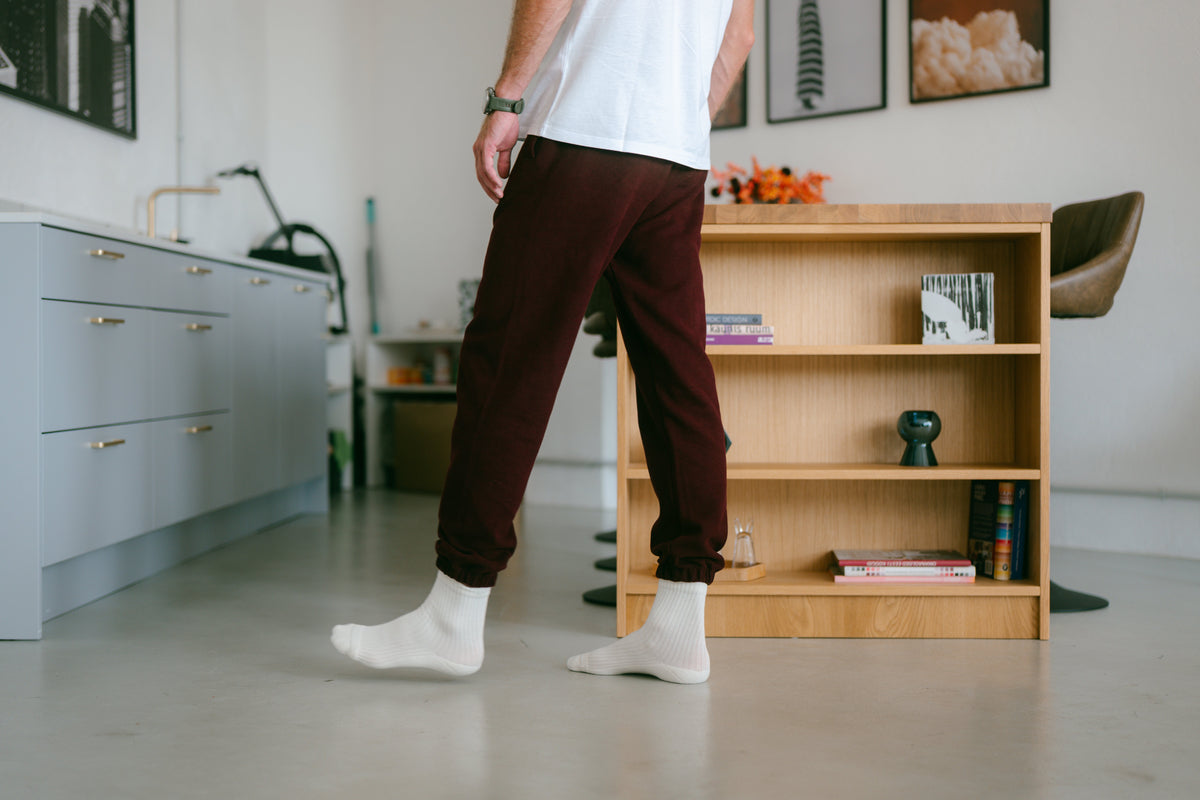 Sossu Pure Form Men's Sweatpants - Burgundy