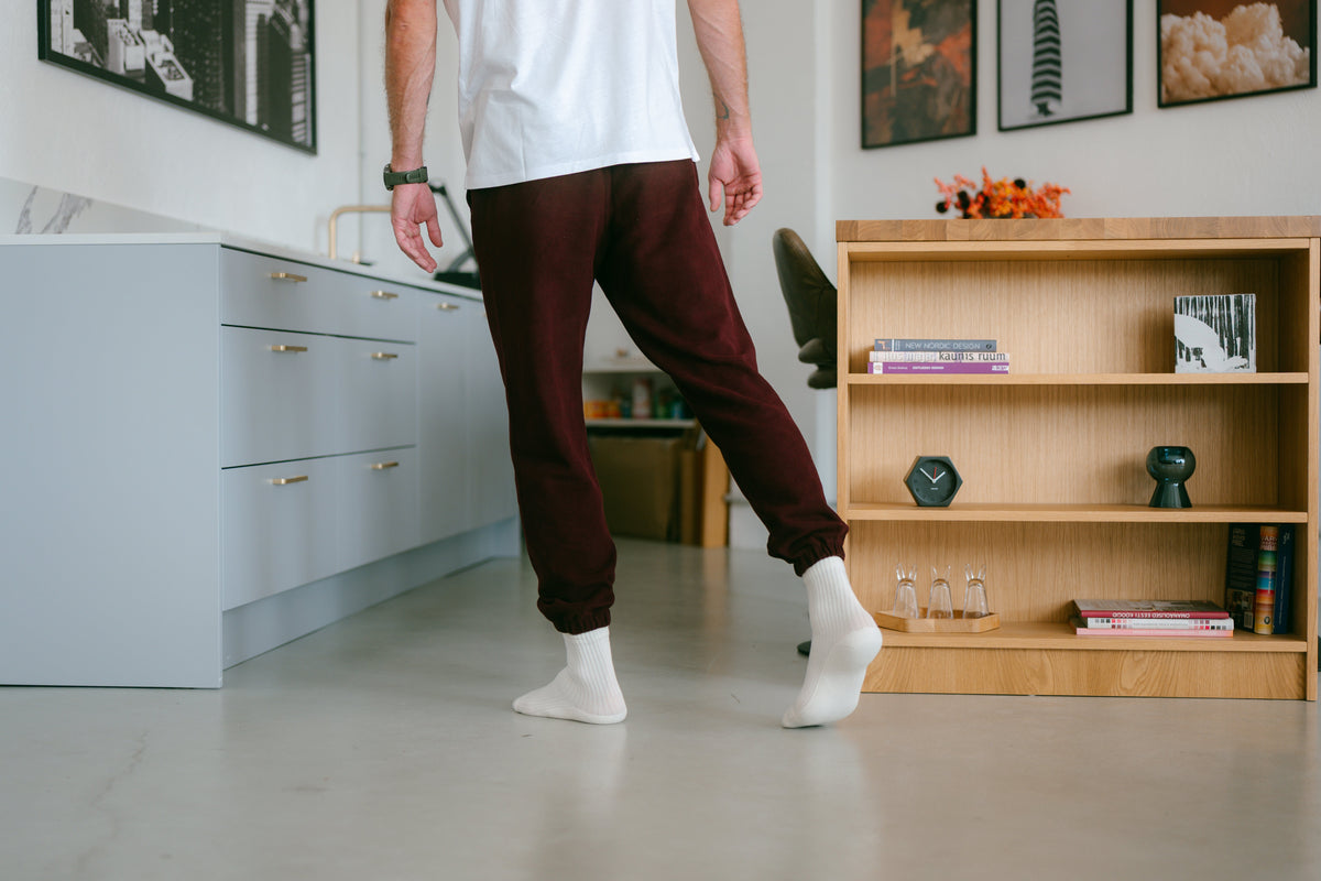 Sossu Pure Form Men's Sweatpants - Burgundy