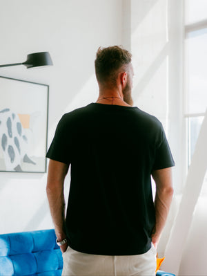 Sossu Pure Form Modal T-Shirt - Black