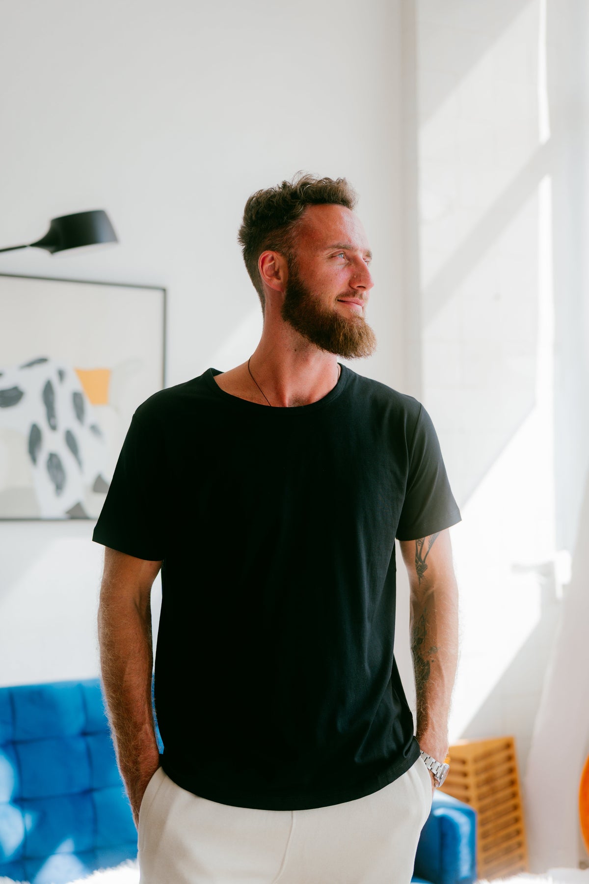 Sossu Pure Form Modal T-Shirt - Black