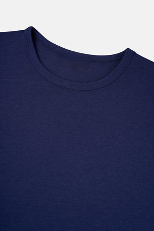 Sossu Pure Form Modal T-Shirt - Navy Blue