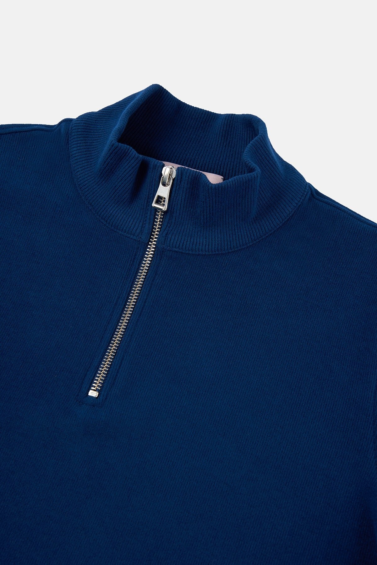 Sossu Pure Form Quarter - Zip Sweatshirt - Navy Blue