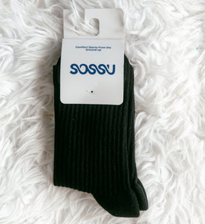 Sossu Pure Form Towel Socks - Black