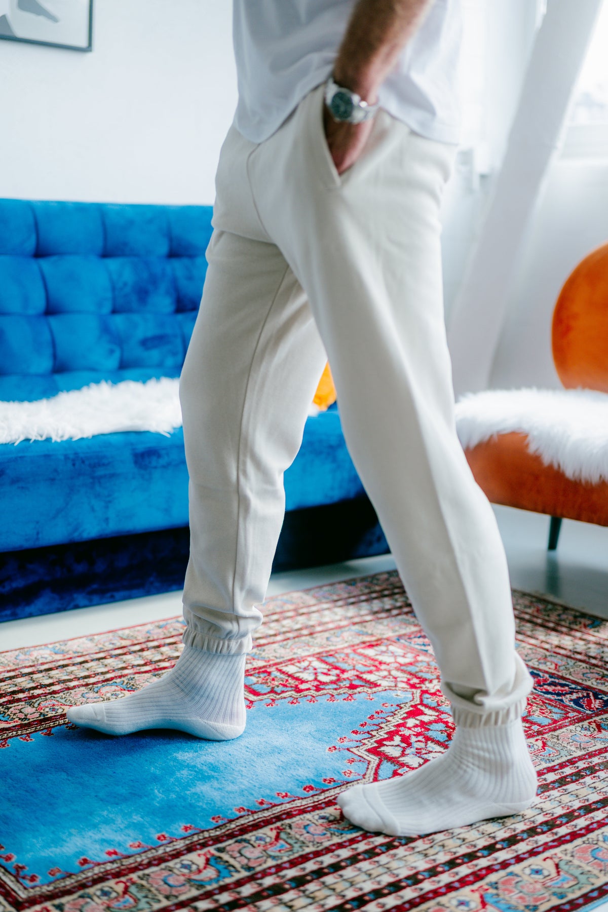 Sossu Pure Form Towel Socks - White
