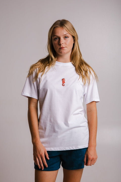 Sossu Seahorse T-shirt - White