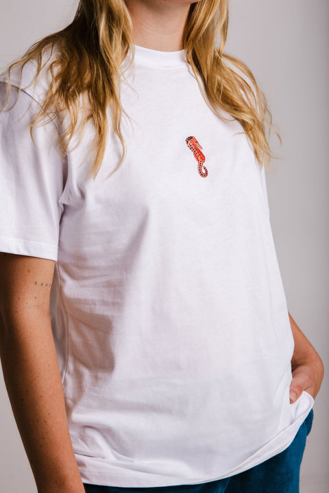 Sossu Seahorse T-shirt - White