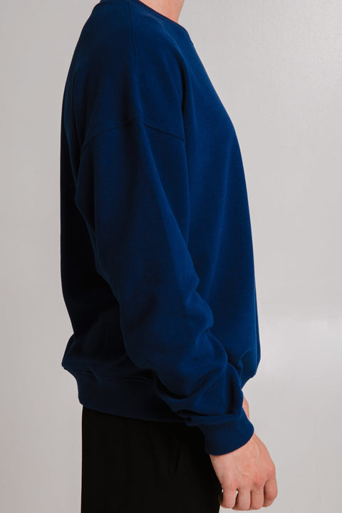 Sossu Smile Sweatshirt - Navy Blue