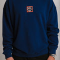 Sossu Smile Sweatshirt - Navy Blue