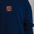 Sossu Smile Sweatshirt - Navy Blue