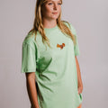 Sossu Squirrel Heavy T-shirt - Light Green